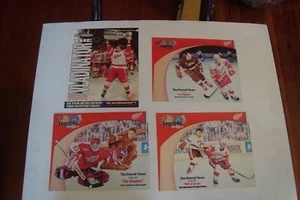 Detroit Free Press Detroit Red Wings 8 Different 8x10 Great Moments Then and Now - Picture 1 of 2