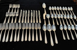 Lady Hilton by Westmorland Sterling Silver Flatware Service 58 Pieces - Picture 1 of 7