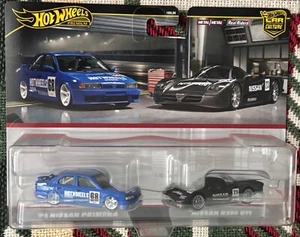 HOT WHEELS PREMIUM CAR CULTURE NISSAN PRIMERA & R390 GT1 2 CAR SET - Picture 1 of 6