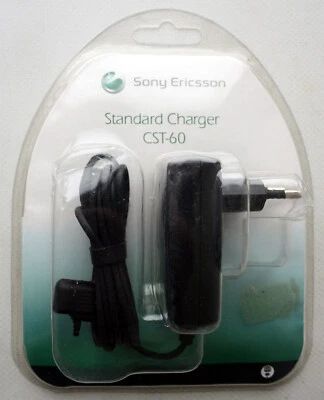 CARGADOR ESTÁNDAR AUTÉNTICO SONY ERICSSON CST-60 D750i K750 W88 ¡NUEVO SELLADO! Foto 1 de 4