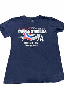Rare New York Yankees/Toronto Blue Jays 2020 Opening Day Shirt - Medium - Picture 1 of 3