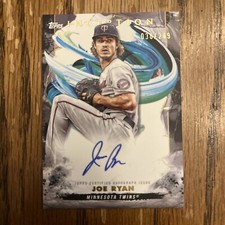 Joe Ryan 2023 Topps Inception On Card Auto 38/249 Minnesota Twins BRES-JRY