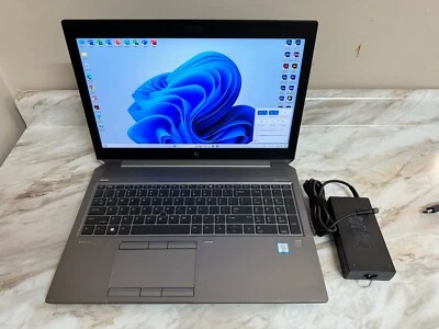 HP ZBook 15 G6 WS Laptop 15.6" I7-9850H 1.5TB SSD 32GB Ram Nvidia Quadro T1000 - Image 1 of 4