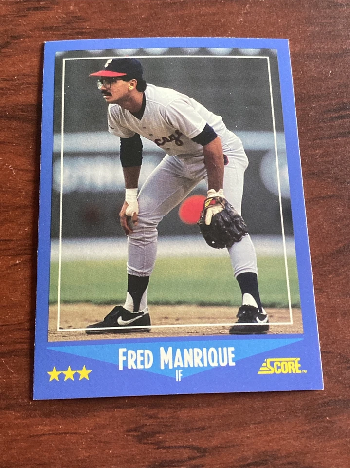 1988 Score Baseball #139 Fred Manrique Chicago White Sox C3694* - Image 1 of 1