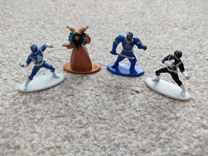 Power Rangers 1.65" Die-Cast Nano Metalfigs Figures Jada Toys - x4 - Picture 1 of 13