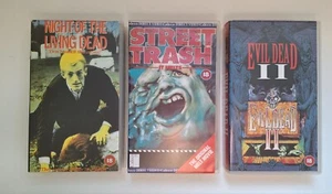 VHS HORRORFILME Set  EVIL DEAD 2 , Night Of The Living Dead , Street Trash  - Bild 1 von 17