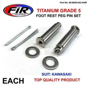 Clip de pasador de montaje de estriba CNC de titanio KXF 250KXF 450 88-96 KX 125 KX 250 KX 500 - Imagen 1 de 2