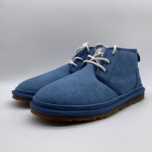UGG NEUMEL NATURAL INDIGO MEN'S ANKLE CHUKKA LACE UP MEN'S BOOTS US SIZE 11 - Picture 1 of 7