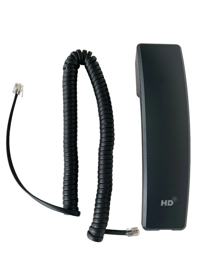 NEW Handset with cord for Yealink T57W T56A T58A IP Phone YEA-HNDST-T5X Black - Image 1 of 2