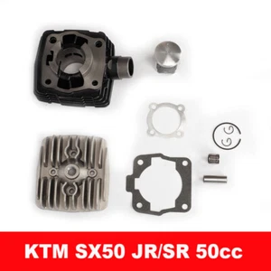 Cylinder Barrel Kit KTM SX50 SX 50 Air Cooled with Piston Head Gaskets JR/SR AC - Picture 1 of 7