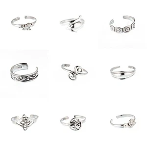 Zehenring Damen Fußring Fussschmuck toe ring 925 Sterling Silber z218 - Bild 1 von 20
