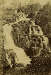 Frankreich Normandie Mortain Wasserfall Teufelsbrücke altes Foto Neurdein 1890 - Bild 1 von 3