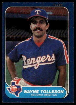 1986 Fleer #573 Wayne Tolleson - Image 1 of 2
