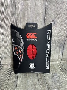 CCC Canterbury Rugby Reforcer Casco Scrumcap Para Hombre Adultos Rojo Verdadero Mediano