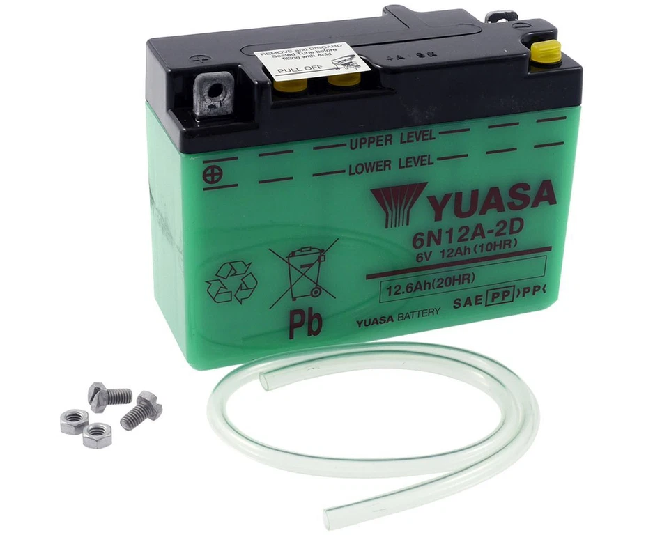 YUASA Standard Batterie 6N12A-2D 6V 6N12A-2D
