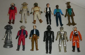 Lote vintage Star Wars Beat Han B-Wing Lando Vader FX-7 LUKE X-WING C-3PO KENNER - Imagen 1 de 12