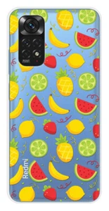 Coque en silicone imprimée compatible Xiaomi Redmi Note 11 4G Fruits tropicaux - Picture 1 of 3
