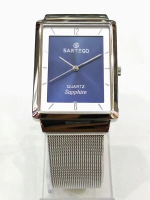 Sartego Seville quartz sapphire 50 meter square case men's watch SVS735 - Image 1 of 4
