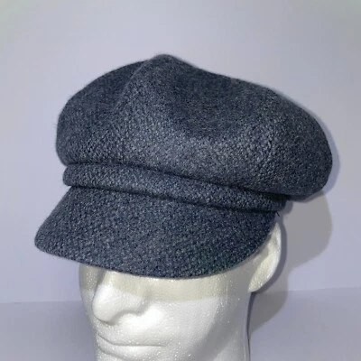 Hepburn, Gayle & Worth Newsboy Gatsby Cap Vintage Gray Herringbone Wool - Image 1 of 4