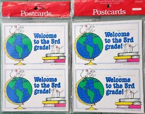 2 Packs (60) Back to School Postcards 3rd Grade 1997 Harding House Publishers - Picture 1 of 3