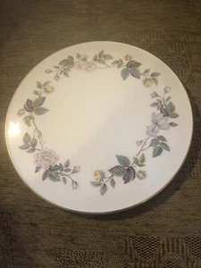 ROYAL WORCESTER JUNE GARLAND CHEESE / CAKE GATEAU STAND / PLATE DIAMETER 32 cm - Picture 1 of 9