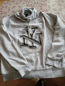 H &M Herrensweatshirt Größe L mit hohen Kragen hellgrau,Top!!! - Bild 1 von 5