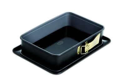 Dr. Oetker Rechteck-Springform mit Emaille-Boden 28 x 18 cm, eckiges Kuchenblech - Bild 1 von 3
