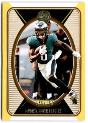 2022 Legacy Yellow #78 DEVONTA SMITH  /150 Philadelphia Eagles  - Image 1 of 2