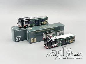 Set of 2 Singapore 1:110 SMRT Man A22Diecast Ad Bus Xiang Xiang Hunan Cuisine - Picture 1 of 9