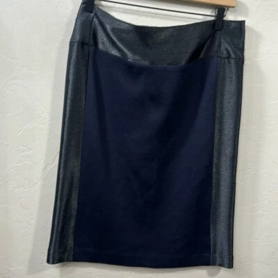 Tory Burch 50% wool  knee length blue skirt size medium - Image 1 of 4