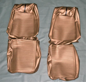 1966 Sport Fury Front Bucket Seat Covers. Color : Gold  - Picture 1 of 1
