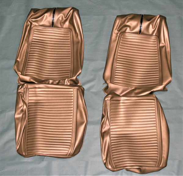 1966 Sport Fury Front Bucket Seat Covers. Color : Gold  - Image 1 of 1