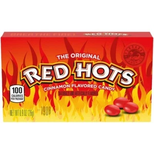 RED HOTS ORIGINAL CINNAMON CANDIES CARAMELLE PICCANTI DA 26gr - Foto 1 di 1