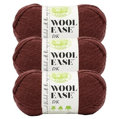 (3 Pack) Lion Brand Yarn 636-133AS Wool-Ease DK Yarn, Cinnamon Stick - Image 1 of 4