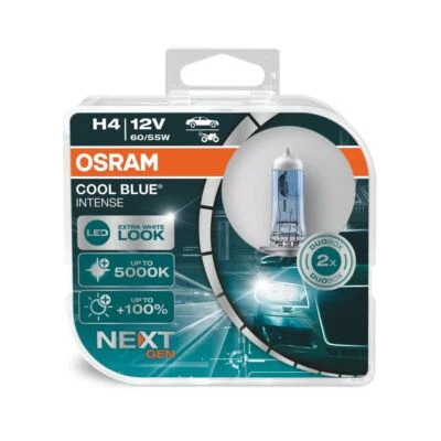 COOL BLUE® INTENSE 64193CBN-HCB 12V 60/55W Halogen OSRAM H4 - Image 1 of 2