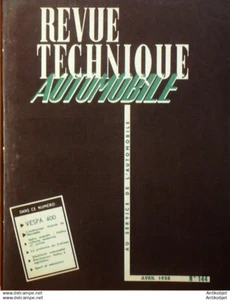 Revue Technique Automobile Vespa 400 types T & L  Hydrak Mercedes-Benz 144#1958 - Imagen 1 de 5