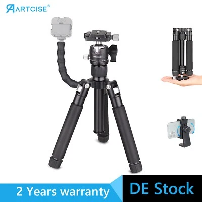 Mini Tripod Tragbares Mini Stativ Reise Kamerastativ Tischstativ für DSLR Kamera - Bild 1 von 4