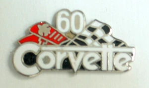 1960 Corvette Pin  Chevrolet Pin _ Vintage Hat Tack (nicer than picture) - Picture 1 of 2