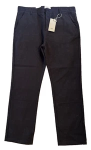 Pantalone chino Folk Moleskin grigio antracite vestibilità dritta cotone elasticizzato 38 NUOVO - Foto 1 di 8