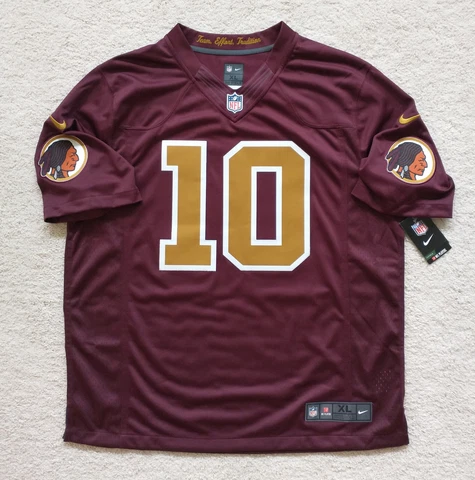 Redskins ROBERT GRIFFIN III LIMITED Throwback Jersey XL NWT RG3 Washington Cover