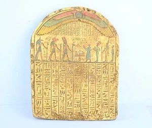 Seltenes altägyptisches antikes Totenstele Buch v. Chr. Ägyptische Mythologie - Bild 1 von 4