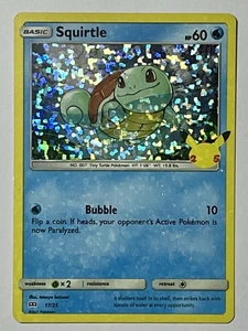 Squirtle 17/25 (NM) Holo •MISPRINT HOLOBLEED• McDonalds 25th Anniversary Promo - Picture 1 of 12