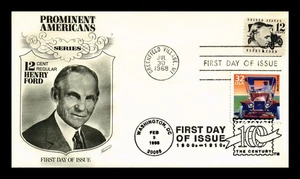 DR JIM STAMPS US COVER HENRY FORD MODEL T FORD CAR FDC TIME TRAVEL COMBO - Picture 1 of 2