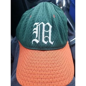 Vintage Miami hurricanes new era Baseball hat Canes SnapBack rough shape - Picture 1 of 11
