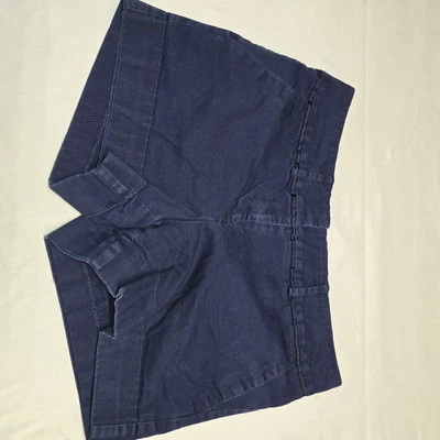  Pantalones cortos chinos para mujer 7TH AVE Design New York And Company talla 6 azul marino Foto 1 de 4