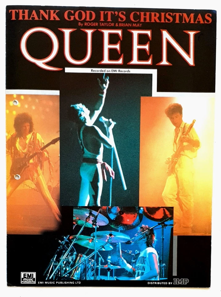 Queen - Thank God It's Christmas - 1984 Original UK Sheet Music Edition - Image 1 of 1