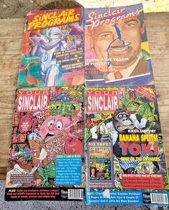 SINCLAIR PROGRAMS (1985) / YOUR SINCLAIR (1991) 4 ISSUES ZX SPECTRUM DUN DARACH - Picture 1 of 2