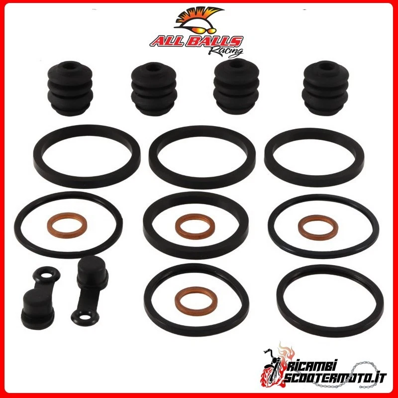 KIT REVISIONE PINZA FRENO ANTERIORE ALL BALLS YAMAHA XV 1600 A ROAD STAR 2001 18 Foto 1 de 1