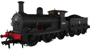 RAPIDO TRAINS SECR 01 CLASS 0-6-0 No 31064 BRITISH RAILWAYS EARLY CREST 966010 - Picture 1 of 2