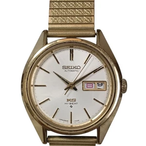 Reloj SEIKO King Seiko Hi Beat 5626 7113 Automático Día Fecha Hombre Dorado - Imagen 1 de 8